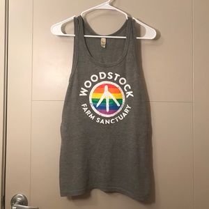 Soft Bamboo Tank Top - "Woodstock Farm Sanctuary"